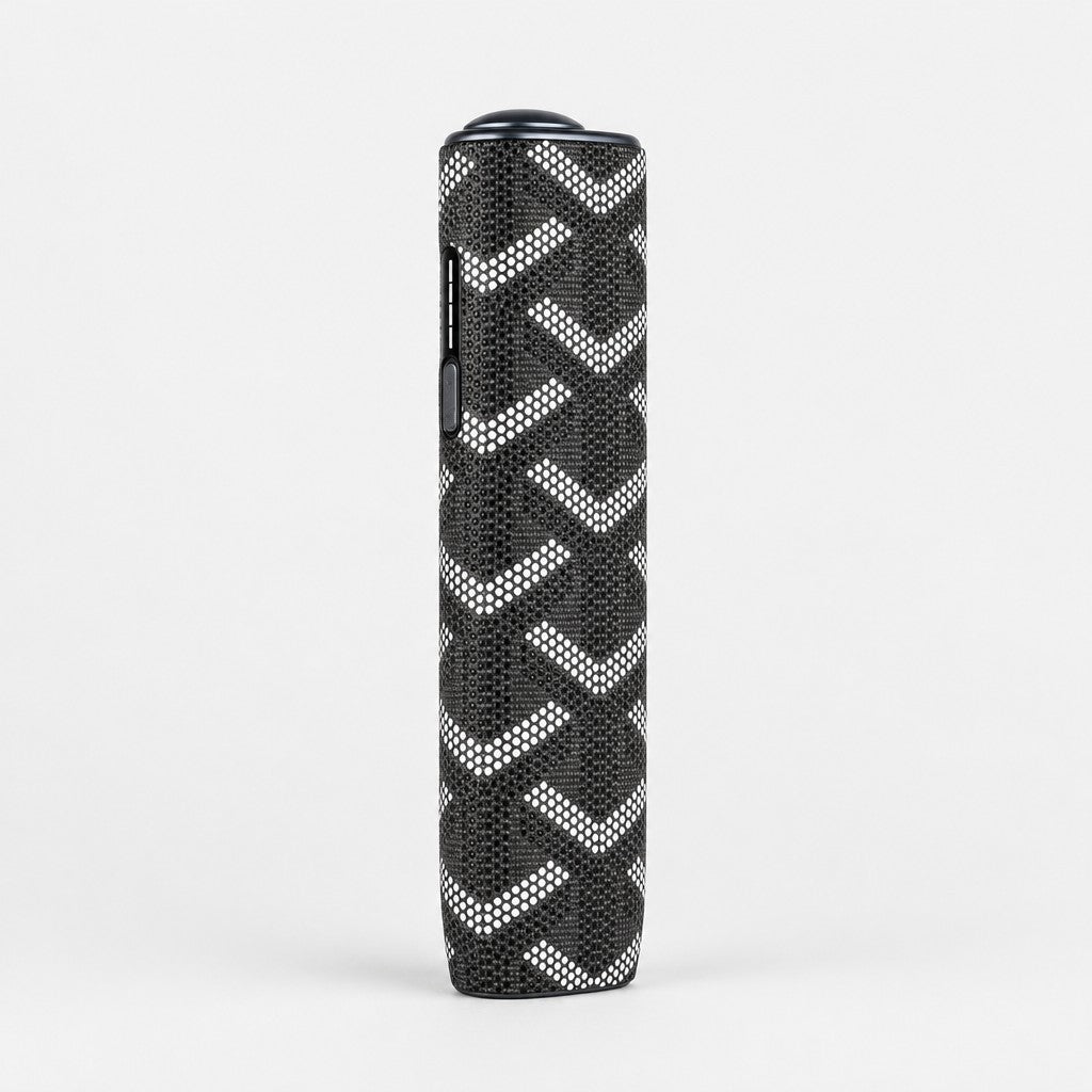 Funda Chevron · compatible con IQOS ILUMA i ONE Negro