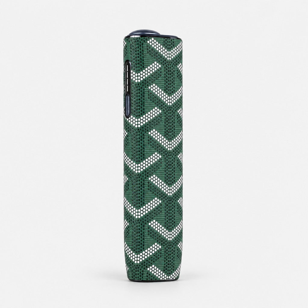 Funda Chevron · compatible con IQOS ILUMA i ONE Verde