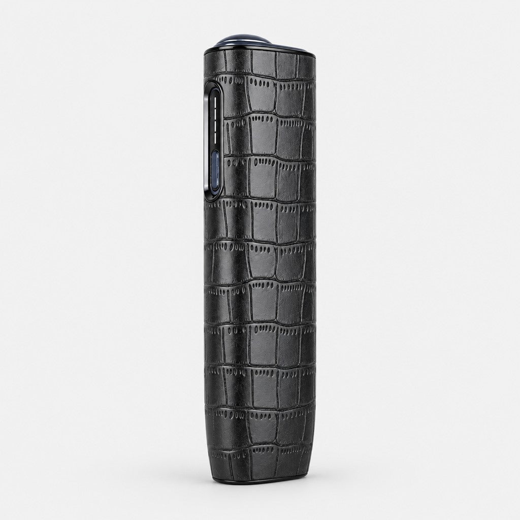 Funda Croco · compatible con IQOS ILUMA i ONE Negro